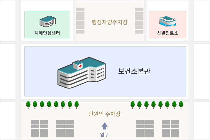 청사배치도