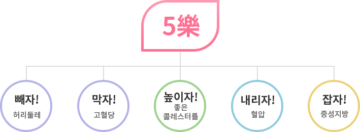 5가지 건강체크